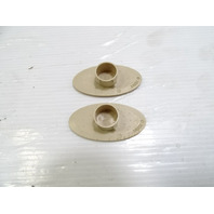 Mercedes R230 SL55 SL500 trim set, oval door panel bolt covers, beige