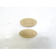 Mercedes R230 SL55 SL500 trim set, oval door panel bolt covers, beige