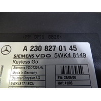 Mercedes R230 SL550 module, keyless go 2308270145