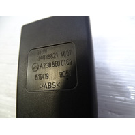 Mercedes R230 SL550 seat belt buckle, left/right black 2308600169