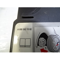 Mercedes R230 SL550 air compressor, for tires 0005831502