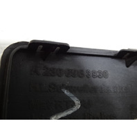 Mercedes R230 SL550 cover, jack hole 2306983930 left rear, tenorite gray