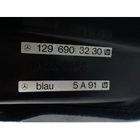 96 Mercedes R129 SL320 trim, battery cover liner, blue 1296903230