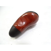 01 Mercedes R170 SLK320 gear shift knob, black w/wood