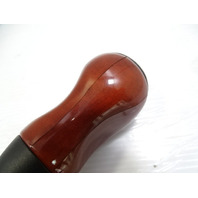 01 Mercedes R170 SLK320 gear shift knob, black w/wood