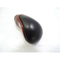 01 Mercedes R170 SLK320 gear shift knob, black w/wood
