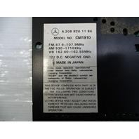 01 Mercedes R170 SLK320 head unit, AM FM radio CM1910, 2088201186