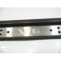 01 Mercedes R170 SLK320 trim, door step sill, scuff plate, left or right, black, 1706800335