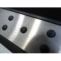 01 Mercedes R170 SLK320 trim, door step sill, scuff plate, left or right, black, 1706800335
