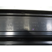 01 Mercedes R170 SLK320 trim, door step sill, scuff plate, left or right, black, 1706800335