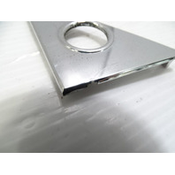 78 Mercedes R107 450SL trim, mirror bolt cover, left plate 1077250711