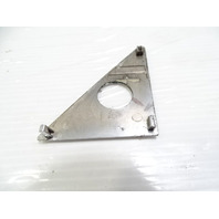 78 Mercedes R107 450SL trim, mirror bolt cover, left plate 1077250711