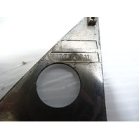 78 Mercedes R107 450SL trim, mirror bolt cover, left plate 1077250711