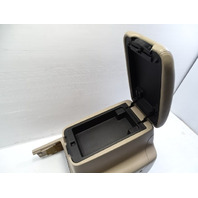 2000 Lexus LX470 center console assembly w/ armrest, tan 58901-60260