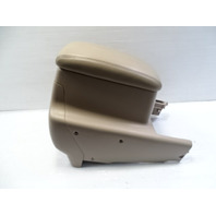 2000 Lexus LX470 center console assembly w/ armrest, tan 58901-60260