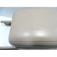 2000 Lexus LX470 center console assembly w/ armrest, tan 58901-60260