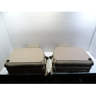 2000 Lexus LX470 seats, rear, 3rd row third row, tan