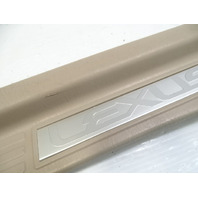 2000 Lexus LX470 trim, door step sill plate left rear, tan 67918-60040