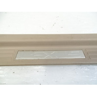 2000 Lexus LX470 trim, door step sill plate right front, tan 67913-60052