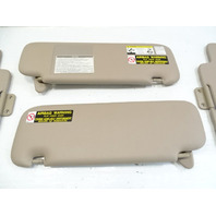2000 Lexus LX470 sun visors set, tan 74320-60742, 74310-60772
