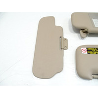 2000 Lexus LX470 sun visors set, tan 74320-60742, 74310-60772