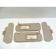 2000 Lexus LX470 sun visors set, tan 74320-60742, 74310-60772