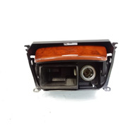 03 Mercedes R230 SL500 ashtray center console, w/ wood trim, walnut, 2308100030
