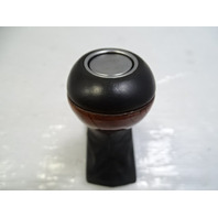 03 Mercedes R230 SL500 gear shift knob, black w/wood 2302671710