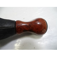 03 Mercedes R230 SL500 gear shift knob, black w/wood 2302671710