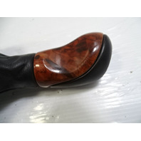 03 Mercedes R230 SL500 gear shift knob, black w/wood 2302671710