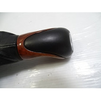 03 Mercedes R230 SL500 gear shift knob, black w/wood 2302671710
