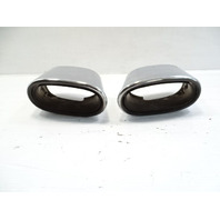 03 Mercedes R230 SL500 exhaust tips, set, left and right OEM