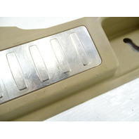 13 Mercedes X166 GL450 trim, trunk step sill scuff plate, beige, 1666900341