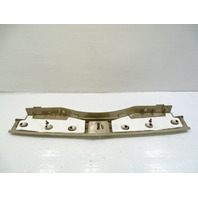 13 Mercedes X166 GL450 trim, trunk step sill scuff plate, beige, 1666900341
