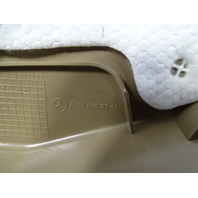 13 Mercedes X166 GL450 trim, trunk step sill scuff plate, beige, 1666900341