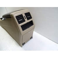 13 Mercedes X166 GL450 center console assembly, beige / brown, 1666804003