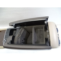 13 Mercedes X166 GL450 center console assembly, beige / brown, 1666804003