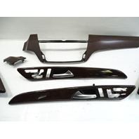 13 Mercedes X166 GL450 trim set, doors and dash, wood, 1666806240, 1667203222