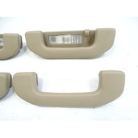 13 Mercedes X166 GL450 handle set, roof grab handles, beige, 0998150039, 0998150000