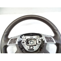 13 Mercedes X166 GL450 steering wheel, w / paddle shifter, 1664600303, brown