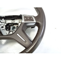 13 Mercedes X166 GL450 steering wheel, w / paddle shifter, 1664600303, brown
