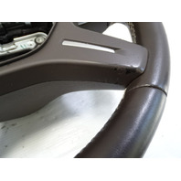 13 Mercedes X166 GL450 steering wheel, w / paddle shifter, 1664600303, brown