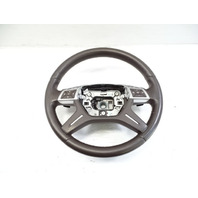 13 Mercedes X166 GL450 steering wheel, w / paddle shifter, 1664600303, brown