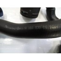 13 Mercedes X166 GL450 hose set, for engine coolant radiator, 1665005275