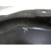 13 Mercedes X166 GL450 cover, under body splash shield, rear, 1665200523
