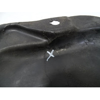 13 Mercedes X166 GL450 cover, under body splash shield, rear, 1665200523