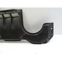 13 Mercedes X166 GL450 cover, under body splash shield, rear, 1665200523