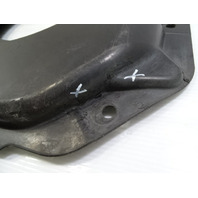 13 Mercedes X166 GL450 cover, under body splash shield, rear, 1665200523