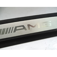 05 Mercedes R230 SL55 trim set, door step sills, AMG logo, 2306800335 2306800435