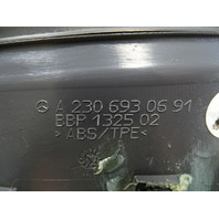 05 Mercedes R230 SL55 trim, trunk right side, 2306930691 gray